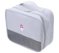 Alipis Portable Bag Empty First Aid Bag Oxford Cloth Large Capacity Storage with Internal Dividers for Home and Wilderness Adventures