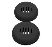 Alipis Portable Beauty Makeup Black Holder 2pcs Silicone Sponge Magnetic Puff Organizer Cosmetic Case for Makeup Sponge Storage and Travel