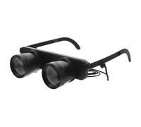 Alipis Portable Black Plastic Theater Binoculars for Fishing and Opera with 3x Magnification, Instant Target Focus, and Adjustable 28mm Telescope Lens, Hands-free Design for Bird