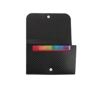 Alipis Portable Expanding File Folder Organizer with Dividers Lightweight Document Storage Bag for Office Receipts Bills and Contract Management