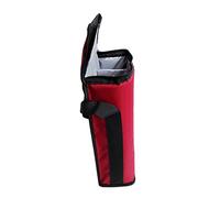 Alipis Portable Insulated Wine Bag Wear Resistant Double Bottle Holder with Compartment Design for Weddings Parties and Gifting Easy to Clean and Wine Carrier