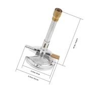 Alipis Portable Lab Bunsen Burner Gas Heating Equipment Stable Operation Multi-function Laboratory Supply for Chemistry Biology Physics Research