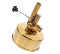 Alipis Portable Laboratory Alcohol Heater Lamp with Flame Stabilizer and Gas Control Compact Metal Burner for Efficient and Natural Gas Heating Chemistry Experiments