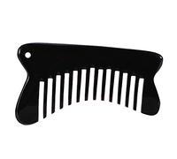 Alipis Portable Lightweight Black Plastic Massage Hair Comb for Men and Women, Anti-static and Multi-functional Hair Massager Comb for Daily Scalp Care and Styling