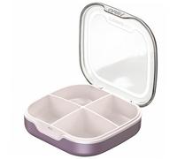 Alipis Portable Medicine Holder Easy to Clean and Store Large Capacity Made of PC and PP Pill Organizer Box for Medicine and Small Items at Workplaces Or Office