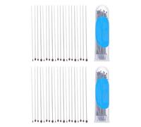 Alipis Portable Packaging Pinning Tool for Fieldwork and Research Purposes 4 Boxes Stainless Steel Butterfly Preservation Needles with Plastic Bottles for Specimen Collection