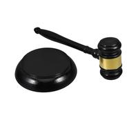 Alipis Portable Solid Wood Judge Gavel with Fine Craftsmanship Auction Hammer for Lawyers Judges and Courtroom Use Easy to Store for Meetings and Role Play