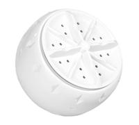 Alipis Portable Ultrasonic Washing Machine Mini Turbo Washer with Fully Automatic Operation and Efficient Cleaning Plastic Body for Clothes and Rv Clothes for Business and Apartment Use