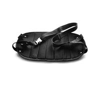 Alipis Portable Under Desk Foot Hammock Black for Travel and Office Use, Adjustable Footrest Hammock Suitable for Airplane, Home, and Long Journey Comfort