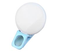 Alipis Portable USB LED Selfie Ring Light with Brightness Mini Fill Lamp for Mobile Phones Laptops Tablets Blue Cold and Warm Light for Makeup Vlogging Emergency and Night Use