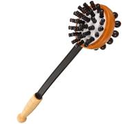 Alipis Portable Wooden Back Massage Hammer with Bendable Handle, Easy to Store and Not Easy to Deform, for Deep Tissue Massage and Relaxation After Long Driving or Lack of Exercise
