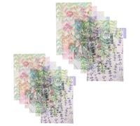 Alipis PP 6-Hole Binder Dividers Set, Colorful Index Classified Labels with Plastic Tabs, A5 and A6 Size, Office and School Sorting Tabs for Organizers and Planners