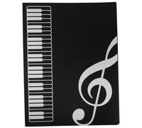 Alipis Precision Music Binder with Pages for Piano Scores and Band Lightweight Flip Folder Organizer with Frosted Matte Finish Multipurpose Document Holder for Marching Band and Choir