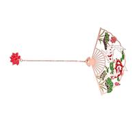 Alipis Premium Brass Chinese Style Bookmark with Vintage Hollow Fan Design Elegant Office Label and Page Marker for Students Writers Readers Random Tassel Pendant