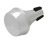Alipis Premium Trumpet Trompette Mute ABS Trumpet Supplies Silver Any Occasions Small Portable Will Not Affect The Tone