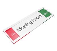 Alipis Privacy Door Indicator Sign Acrylic Sliding Business Office Door Sign Meeting Room Occupied Vacant Conference Room Privacy Indicator