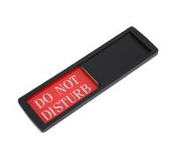 Alipis Privacy Slide Door Sign Magnetic Slider Do Not Disturb Indicator with Please Knock Message for Office Meeting Bathroom Use Easy Installation