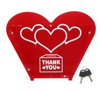 Alipis Professional Desktop Suggestion Box with Lock and Key, Multi-function Donation and Ballot Supply Box, Small 26.7x12x22cm for Office and Public Collection Use