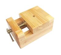 Alipis Professional Pine Wood Seal Engraving Bed and Medium-Sized Stone Carving Clamp Vise Tool for Seal Carvers and Woodcraft Artists