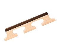 Alipis Professional Wooden Banjo Bridge String Banjos Smooth Surface Flat Bottom Design Easy to Install and Carry Rosewood and Maple Material Enhances Sound Quality and Performance