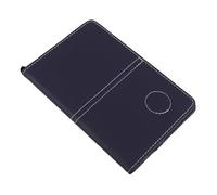 Alipis PU Leather Golf Scorecard Holder Pocket Organizer Blue Versatile Yardage Notebook Tracker and Score Recording Journal for Golfers Moisture-resistant Golf Pocket Book