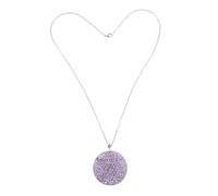 Alipis Purple Crystal Car Pendant Elegant Rhinestone Ball Auto Interior Decoration Charm for Rearview Mirror Luxury Car Accessories Lucky Ornament