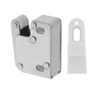 Alipis Push to Open Door Catches for Closet Wardrobe Doors Stainless Steel Rebound Device with Self-Rebounding Design Sleek Silver Bead Buckle for Modern Home Use