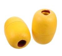 Alipis Pvc Foam Float Buoys with High Buoyancy and Stable Support 2pcs Compact Yellow Design with Smooth Wear-resistant Surface for Fishing Nets and Anchor Rope for Saltwater Fishing