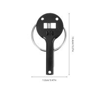 Alipis Racing Hood Pin Lock Aluminum Alloy Engine Hood Cover Lock for Car Modification Accessories Secure Fit for Performance and Vibration Prevention Sleek Black Finish