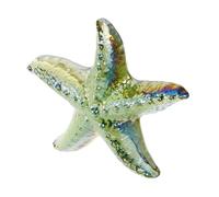 Alipis Realistic Sea Star Ornament for Home and Office Decor Lightweight Nautical Figurine with Bright Green Color Crafting for Summer Beach and Indoor Display