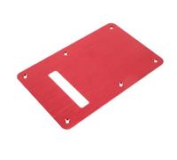 Alipis Red Aluminum Alloy Guitar Back Plate 1.5mm Thick with Brushed Surface and Precision Screw Mount Holes, Easy Installation, Improves Tonal Resonance for Electric Guitar Cavity Cover
