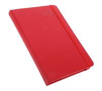 Alipis Red Elastic Band Notebook for Schedule Planning Compact Multi-function Notepad for Students Office and Home Organizing Daily and Yearly Diary