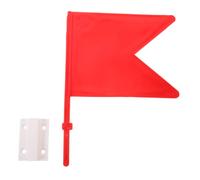 Alipis Red Equestrian Training Flags for Horse Riding Arenas, High Visibility Steel and Plastic Jump Course Marking Flags with Quick Adaptable Setup for Daily Training and Safety