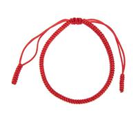 Alipis Red Luck Delicate Eye-catching Symbol Design and Rope Bracelet Handcrafted with Braided Rope Material Represents Love and Friendship, for Daily Wear Gift