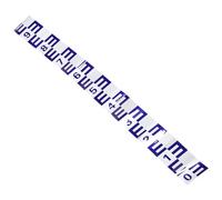 Alipis Reflective Water Level Indicator Sticker, Sturdy Self-Adhesive Water Gauge for Tidal and Sea Observation, 10X100Cm Blue, Wear-Resistant, Suitable for Boats and Pools