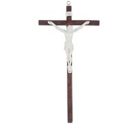 Alipis Religious Wooden Catholic Crucifix Cross Hanging On The Wall Christian Wall Cross With Jesus For Living Room Home Church Decoration