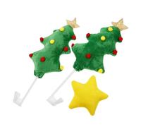 Alipis Removable Star Christmas Tree Car Flag Decoration Festive Tree Topper for Vehicle Holiday Cheer Easy Install for Various Models Unique Design Enhancing Festive Atmosphere