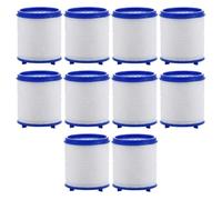 Alipis Replacement Filter 10pcs PP Cotton Shower Water Filter Elements for Tap Water, Clear Water, Easy to Clean, Household Use