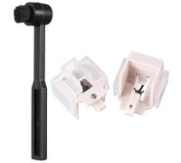 Alipis Replacement Stylus Needle for Vintage Phonograph Turntable with Cleaning Brush Easy Installation High-fidelity Audio Compatible with Various Record Players Stylus