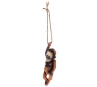 Alipis Resin Monkey Garden Hanging Sculpture for Front Yard Tree Decor | Lightweight Decorative Monkey Shape for Homes, Office Displays, Outdoor Ornaments, Wall and Branch Hanging