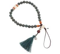 Alipis Retro Ethnic Bodhi Green Phone Strap Wrist Rope Vintage Shade Phone Chain Anti-lost Mobile Lanyard for Smartphones Bohemian Style Accessory