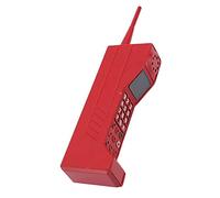 Alipis Retro Iron Mobile Phone Model Decorative Ornament with Vintage Style and Red Colour, for Graduation Period Display, Office Phone Decor, and Vintage Clothing Accessories