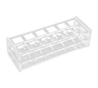 Alipis Reusable Acrylic Laboratory Cuvette Rack Tube Holder for Chemistry Biology Research with Stable Support and Multipurpose Storage Organizer