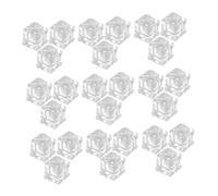 Alipis Reusable Ice Cubes Simulation Ice Cubes for Decor Highly Irregular Design for Wedding Party Home Decoration Photography Studio Vase Fillers