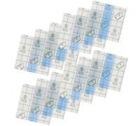 Alipis Reusable Makeup Hand Palettes Self-adhesive Cosmetic Mixing Palettes 100pcs with Pu Film 6cm Diameter for Women for Nail Art Decoration