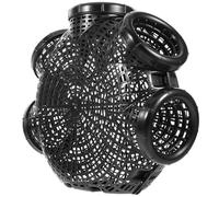 Alipis Reusable Portable Fish Trap Cage 13.19X11.61X4.72In Foldable Net for Crab and Shrimp Catching with Bait in Freshwater and Saltwater