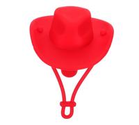 Alipis Reusable Silicone Cowboy Hat Wine Stopper Mini Bottle Cap for Bottles Western Party Decoration Crafting Mini Cowboy Hats