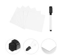 Alipis Reusable White 3X3 Inch Self-Adhesive Memo Notes Set with Nano Washable Sticky Label Stickers for Office and School Organization