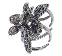 Alipis Rhinestone Claw Hair Clip Medium for Women Secure Ponytail and Bun Holder with Black Gray and Ink Blue Colors Clamp Design for Stylish Hair Accessories