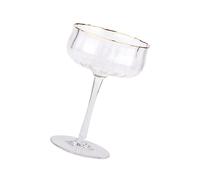 Alipis Rim Cocktail Glassware Elegant Crystal Glass Goblet for Martini Mojito Wine Juice High Grade Glass Smooth Touch for Parties and Home Use